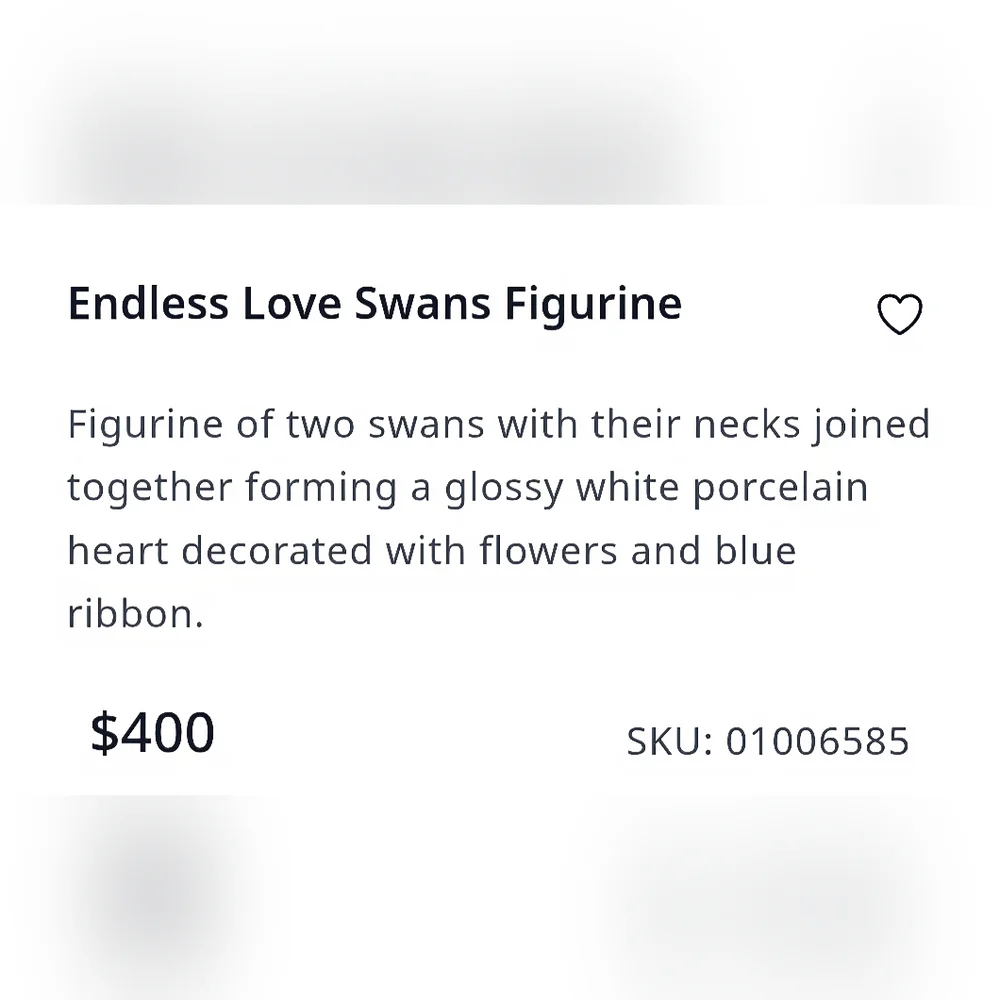 Elegant White Swan Figurines with Gold Accents - Picture 2 of 10